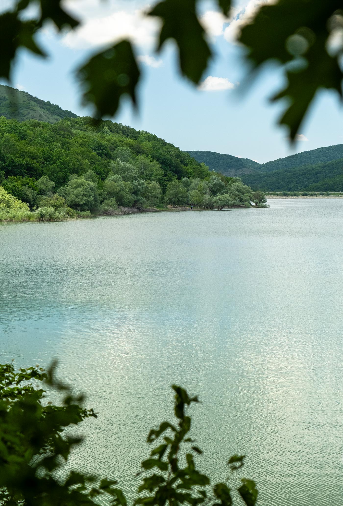 На берегу Неберджаевского водохранилища